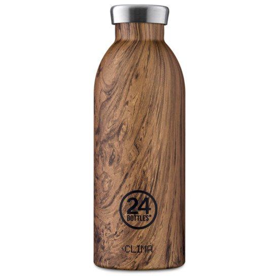 24Bottles Μπουκάλι-θερμός Clima Bottle Sequoia Wood 500 ml 24Bottles Μπουκάλι-θερμός Clima Bottle Sequoia Wood 500 ml